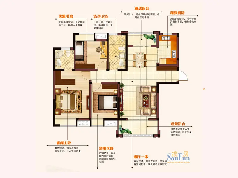 美的翰城户型介绍