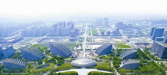 成都金融城俯瞰图