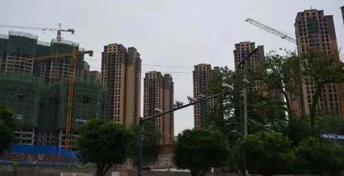 内江市7月各楼盘施工进度