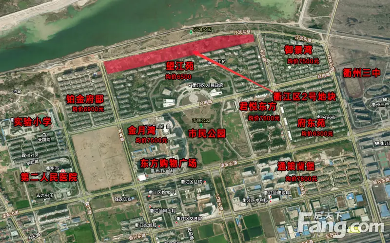衢江区2号地块,标注位置,价格仅供参考