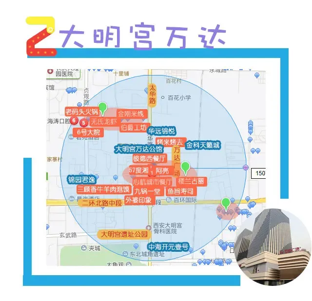 手绘西安吃货地图之未央区