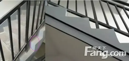 看点4,步梯:踏步防水台内部公共区域墙面均采用著名品牌——立邦乳胶