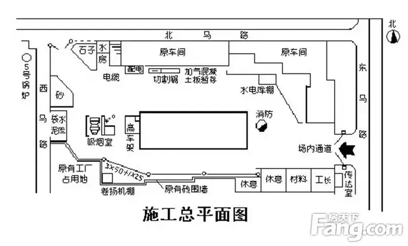 开封欧洲小镇 带您看建筑施工总平面布局图